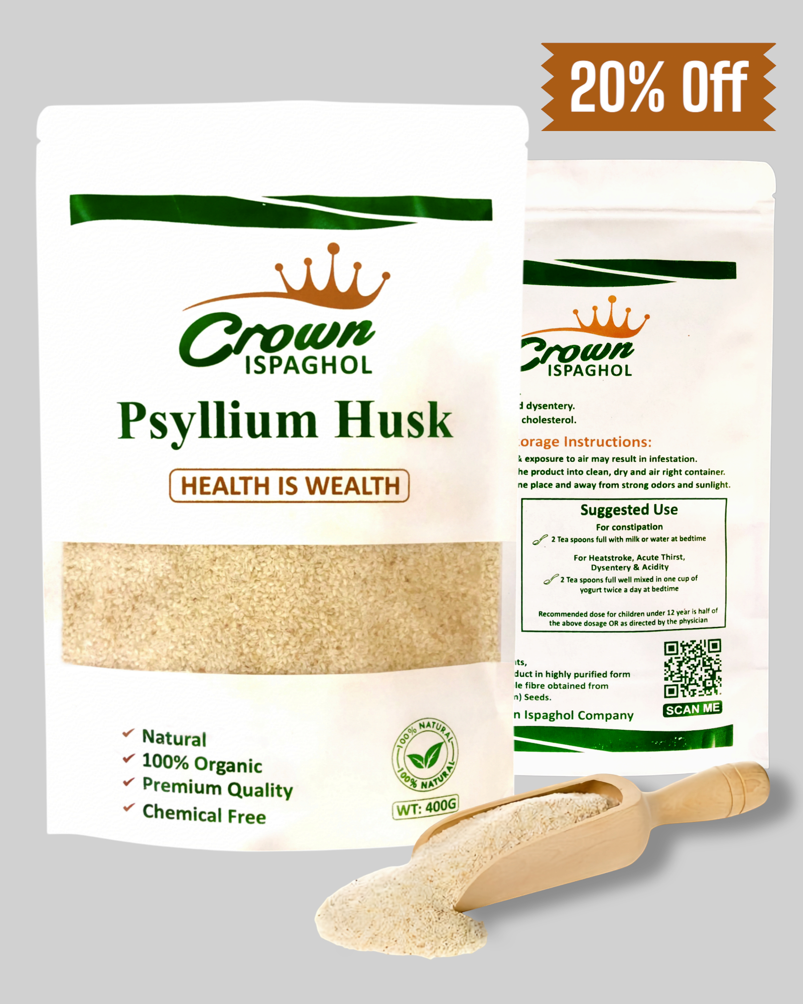 Ispaghol ka Chilka - Organic&Natural